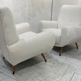 Pair of Italian armchairs from the 1950s
