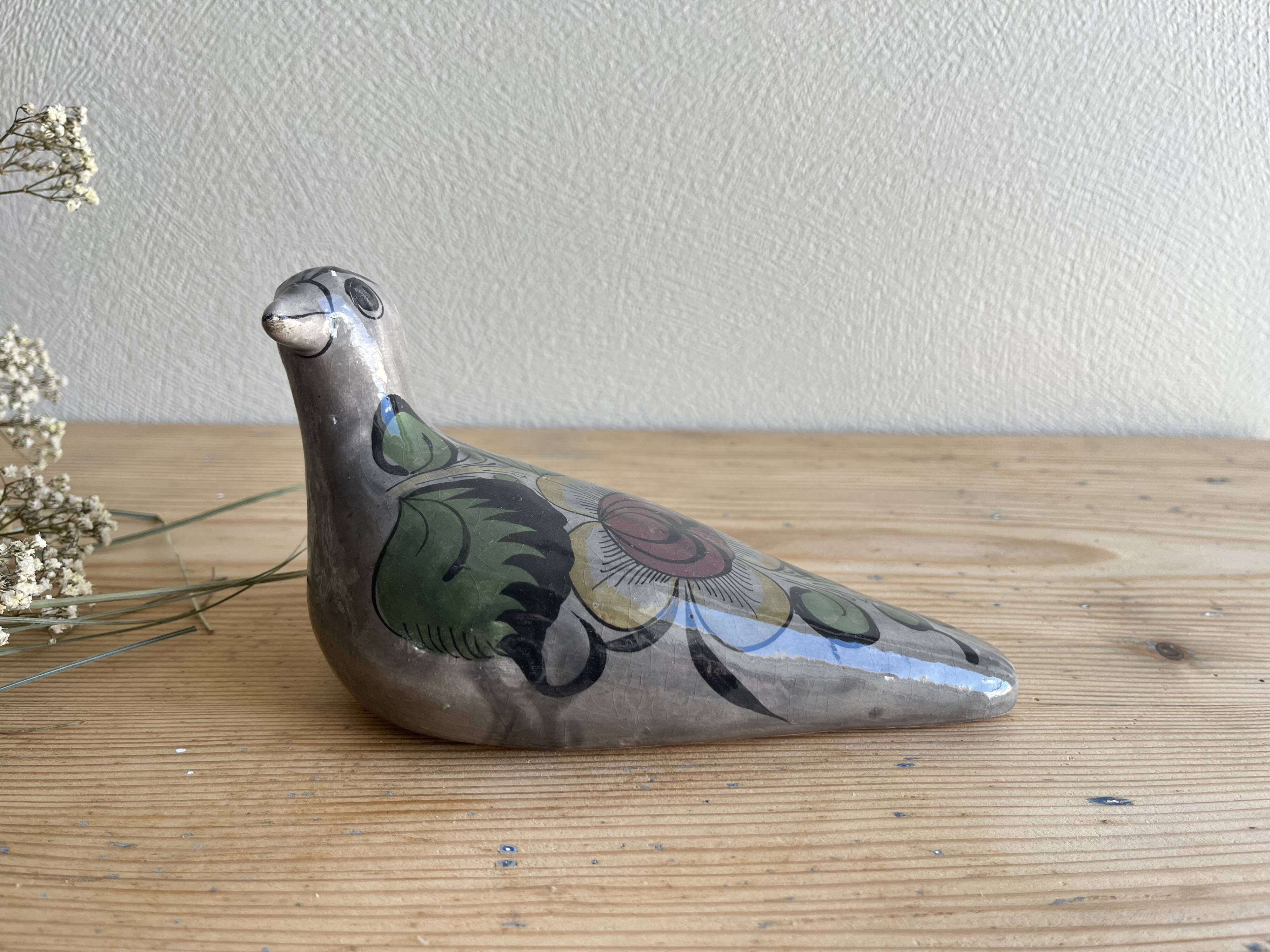 Vintage ceramic Mexican bird
