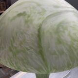 Lampe champignon vintage en pâte de verre