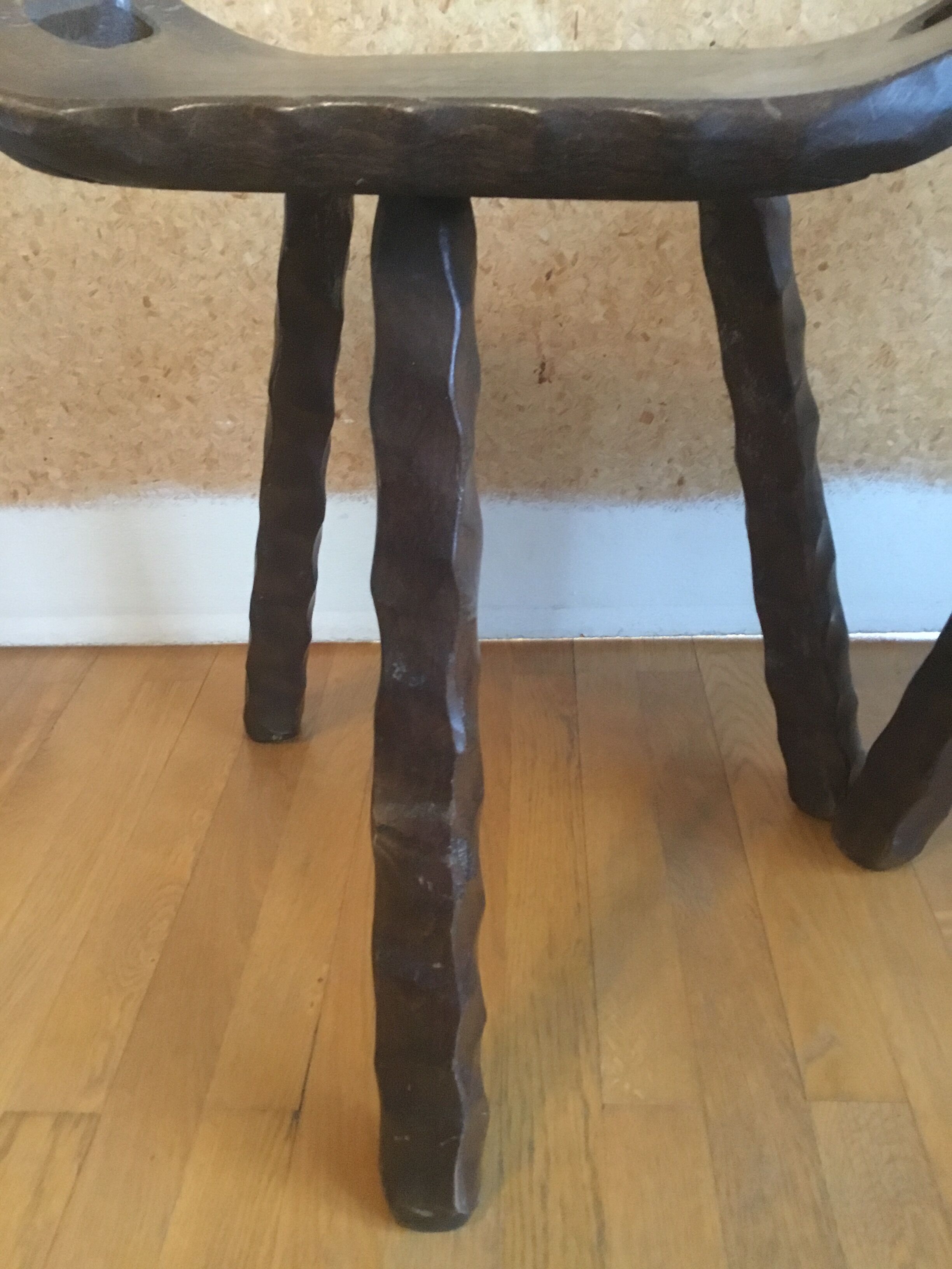 Pair of brutalist stools