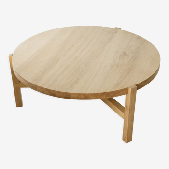 Solid oak coffee table