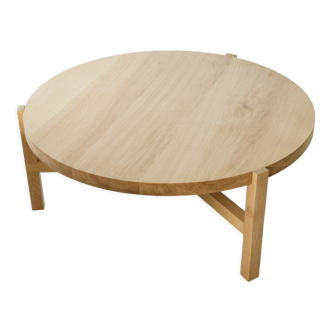 Solid oak coffee table