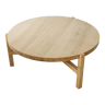 Solid oak coffee table