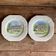 Set of "country cottages" plates Burleigh Staffordshire England