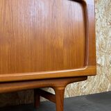 60s 70s Teak Sideboard Credenza by Johannes Andersen for Silkeborg CFC
