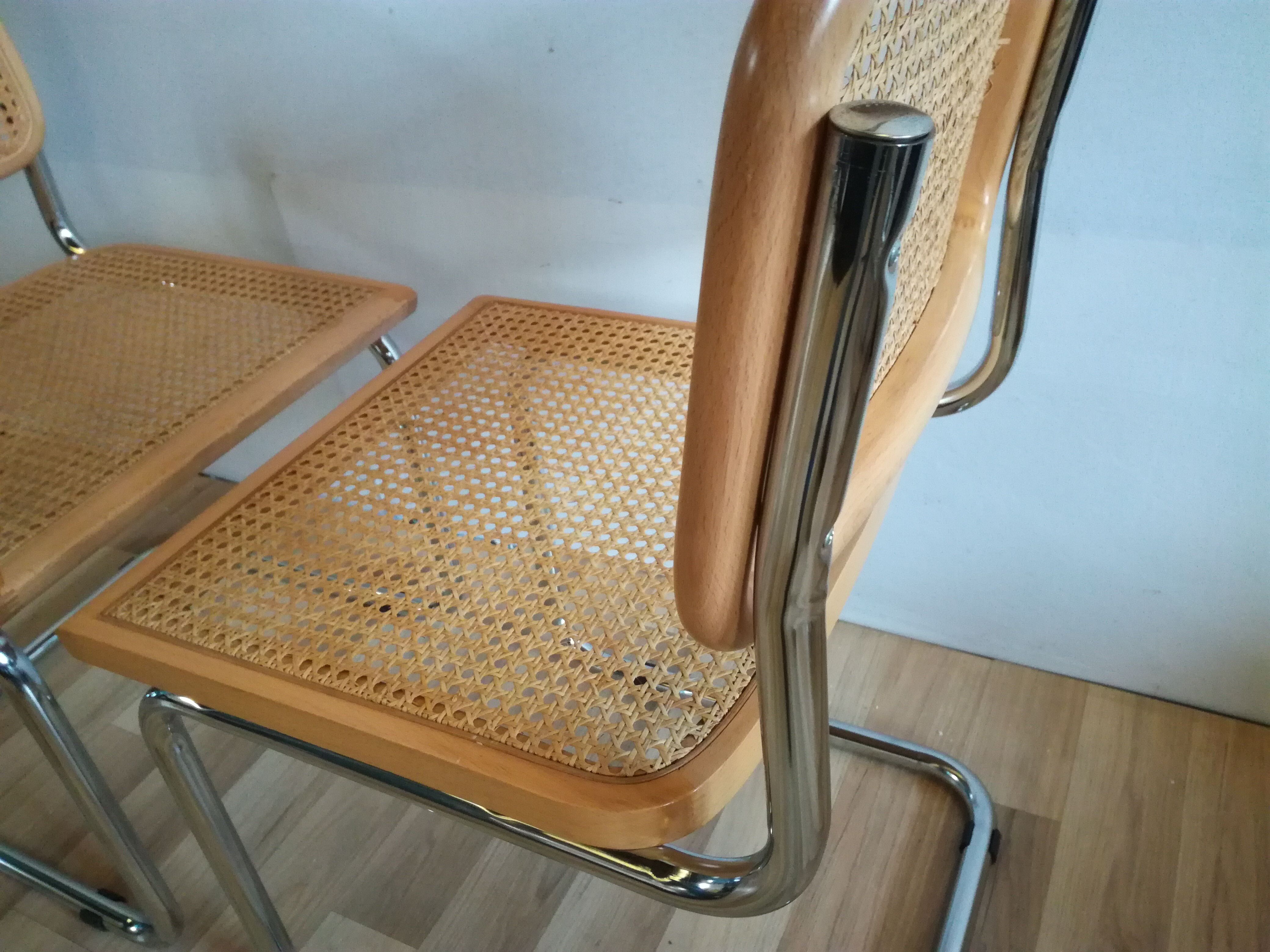 Pair of chairs B 32 design Marcel Breuer