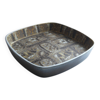 Mid-century modern pottery or faience bowl or plate by Nils Thorsson for Royal Copenhagen, Denmark, 1970s