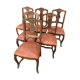 Suite of 6 Provençal criss-cross chairs