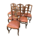 Suite of 6 Provençal criss-cross chairs