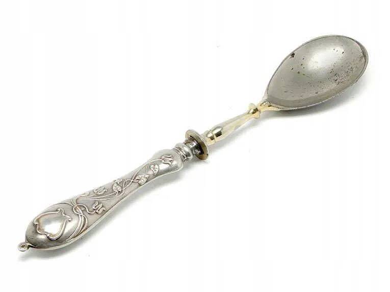 AB7 Silver Salad Spoon 84 / Polish Secession