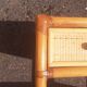 Pair of rattan bedside table