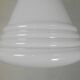 Art Deco pendant lamp with ribbed white globe, 1930s
