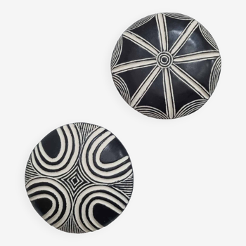 Set of 2 Traditional African Shields