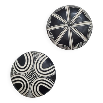 Set of 2 Traditional African Shields
