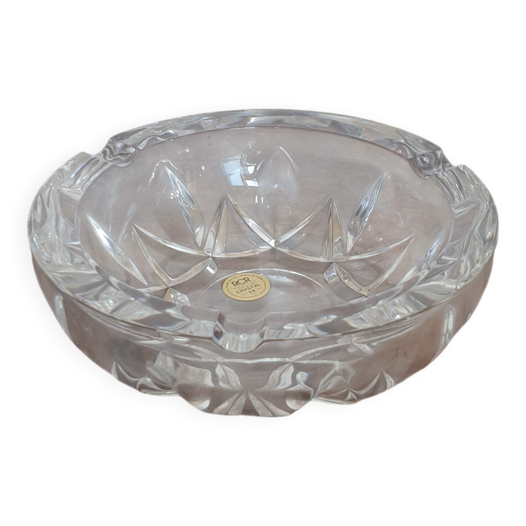 Vintage ashtray in rcr crystal (possibly empty - jewellery)