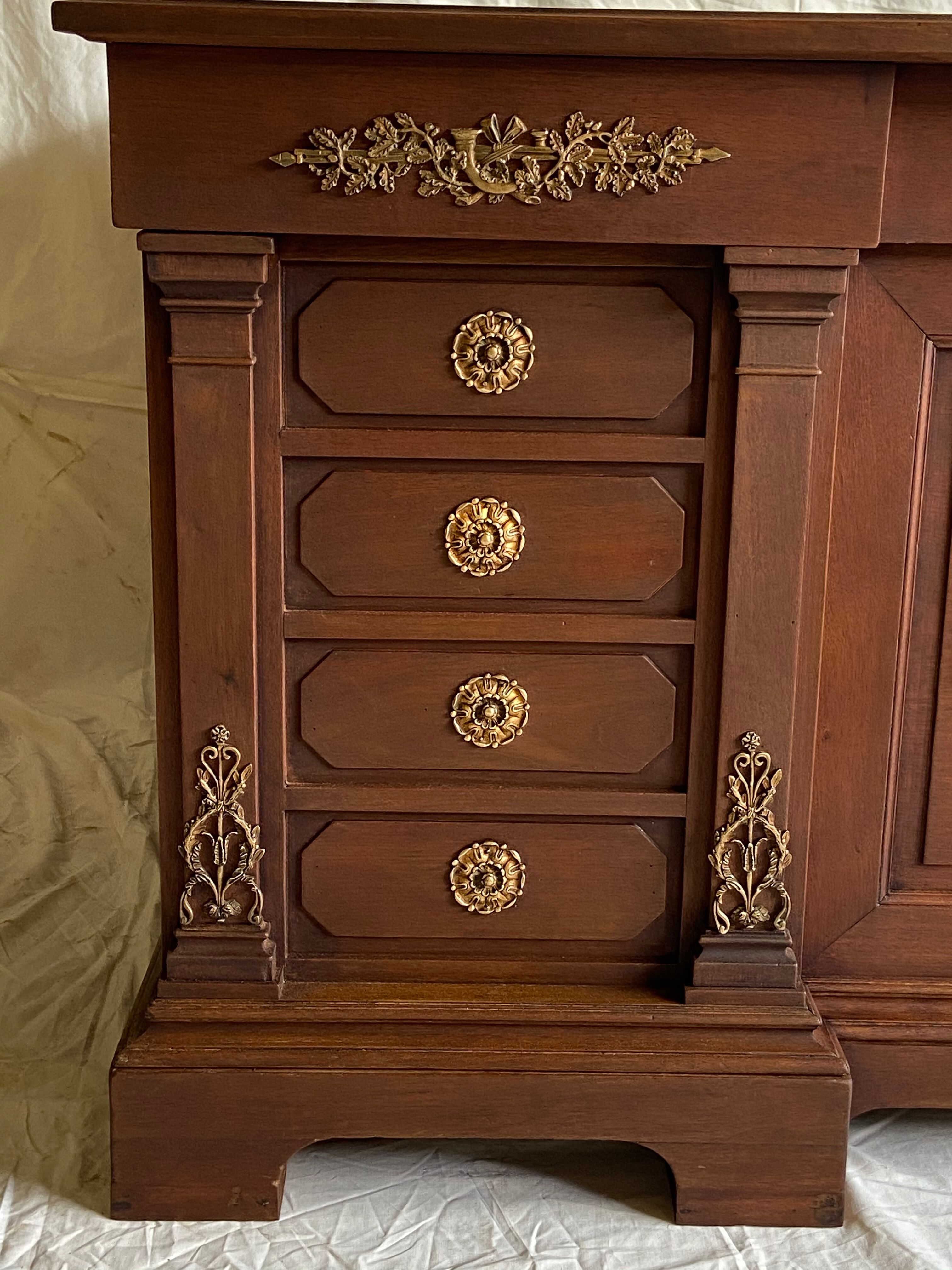 Desk box mahogany empire 1930