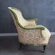 Fauteuil bergère de style Louis XV