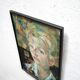 Vintage painting portrait on paper