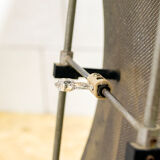 Murano metal and Murano glass table lamp by Alox Italia Anni '80