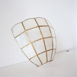 Mother-of-pearl shell shape wall lamp