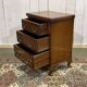 English walnut chest of drawers with drop-down top, 1950s work