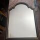 Antique gilded wooden mirror called gendarme hat h 64 / l 43.5 cm
