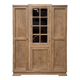 Large Art Deco wardrobe in oak (renovated)
