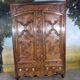 Armoire Louis XV en noyer et chêne