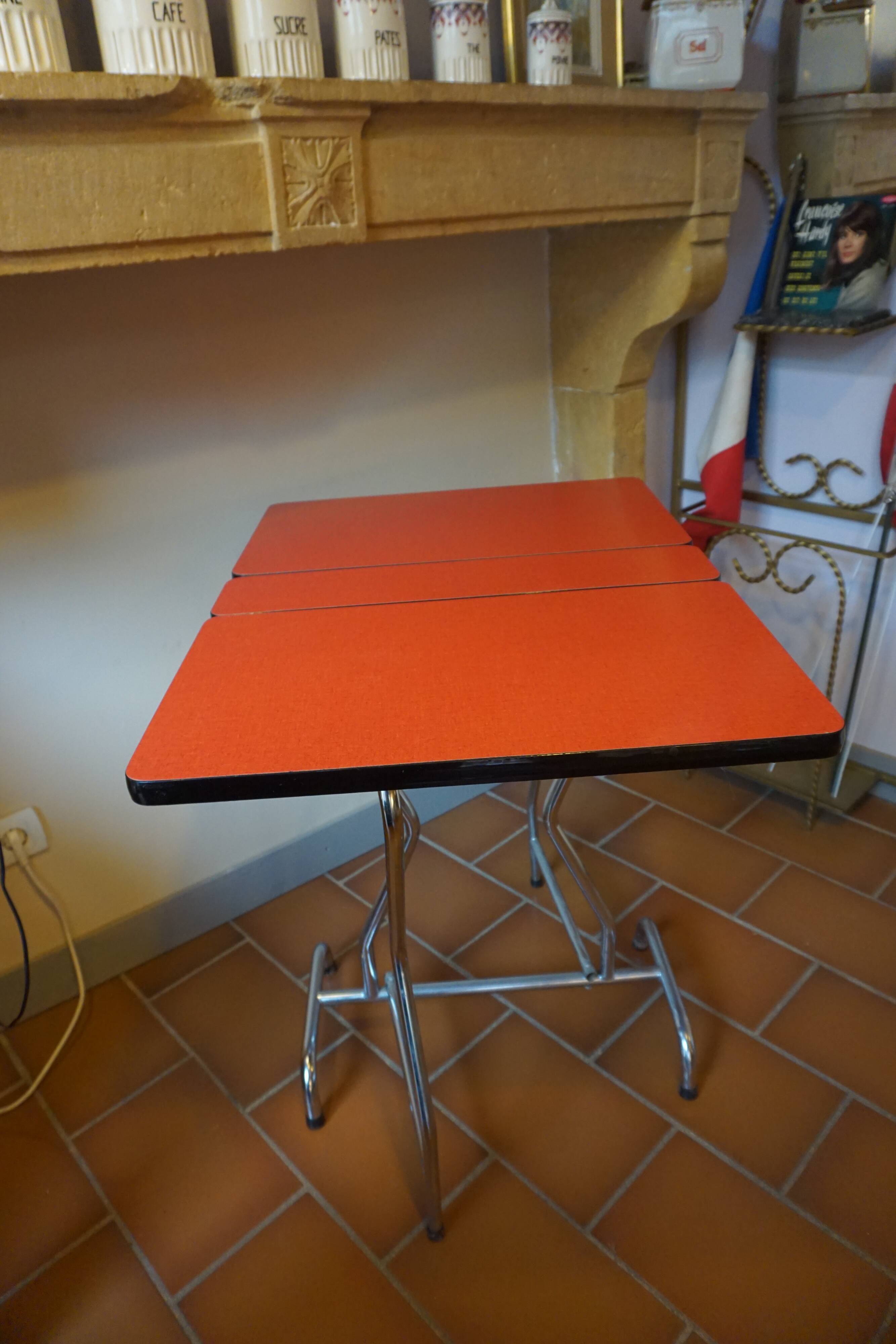 Folding formica table - 1960s