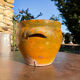 Ancient terracotta pottery jar