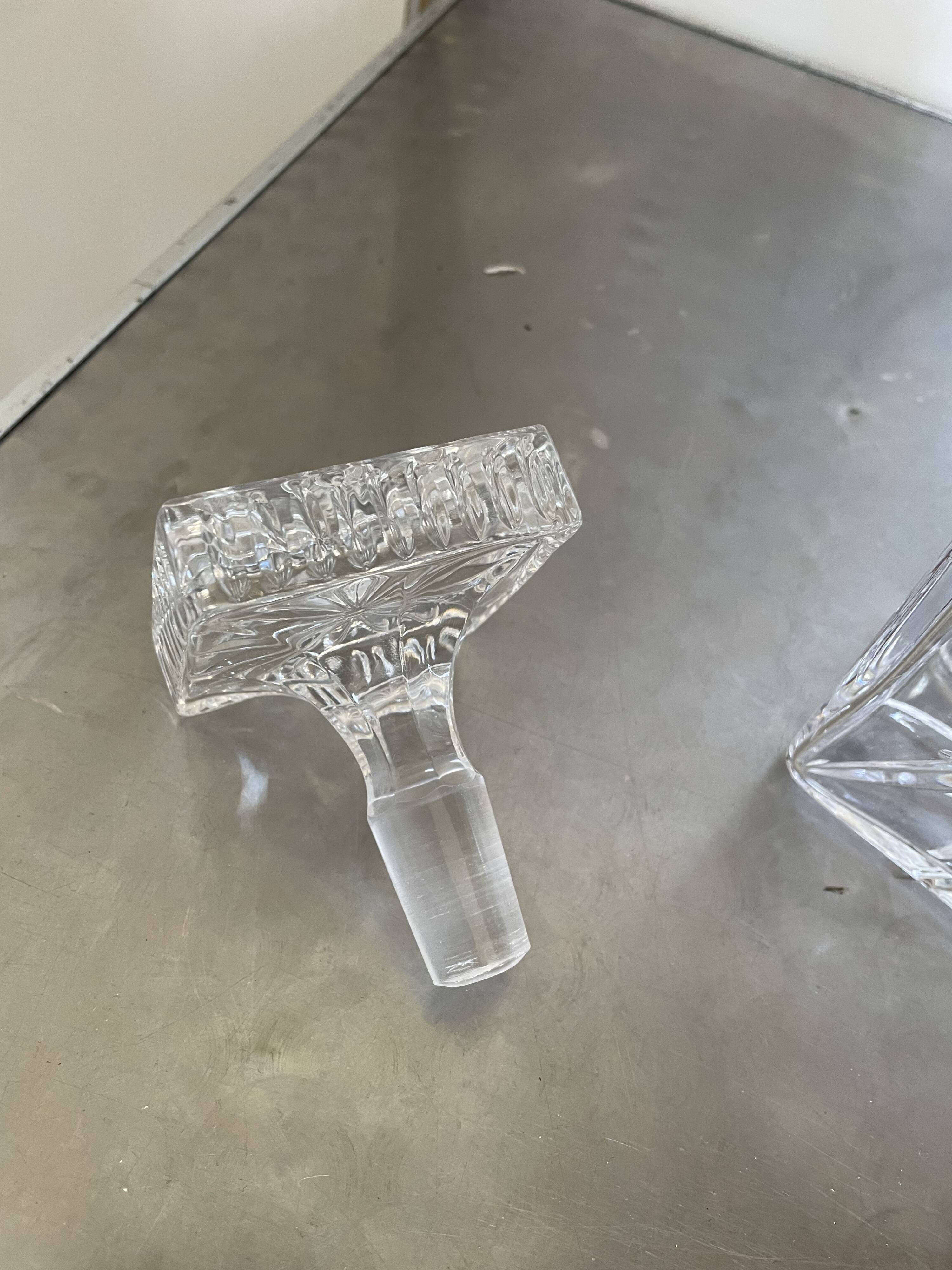 Crystal whisky decanter