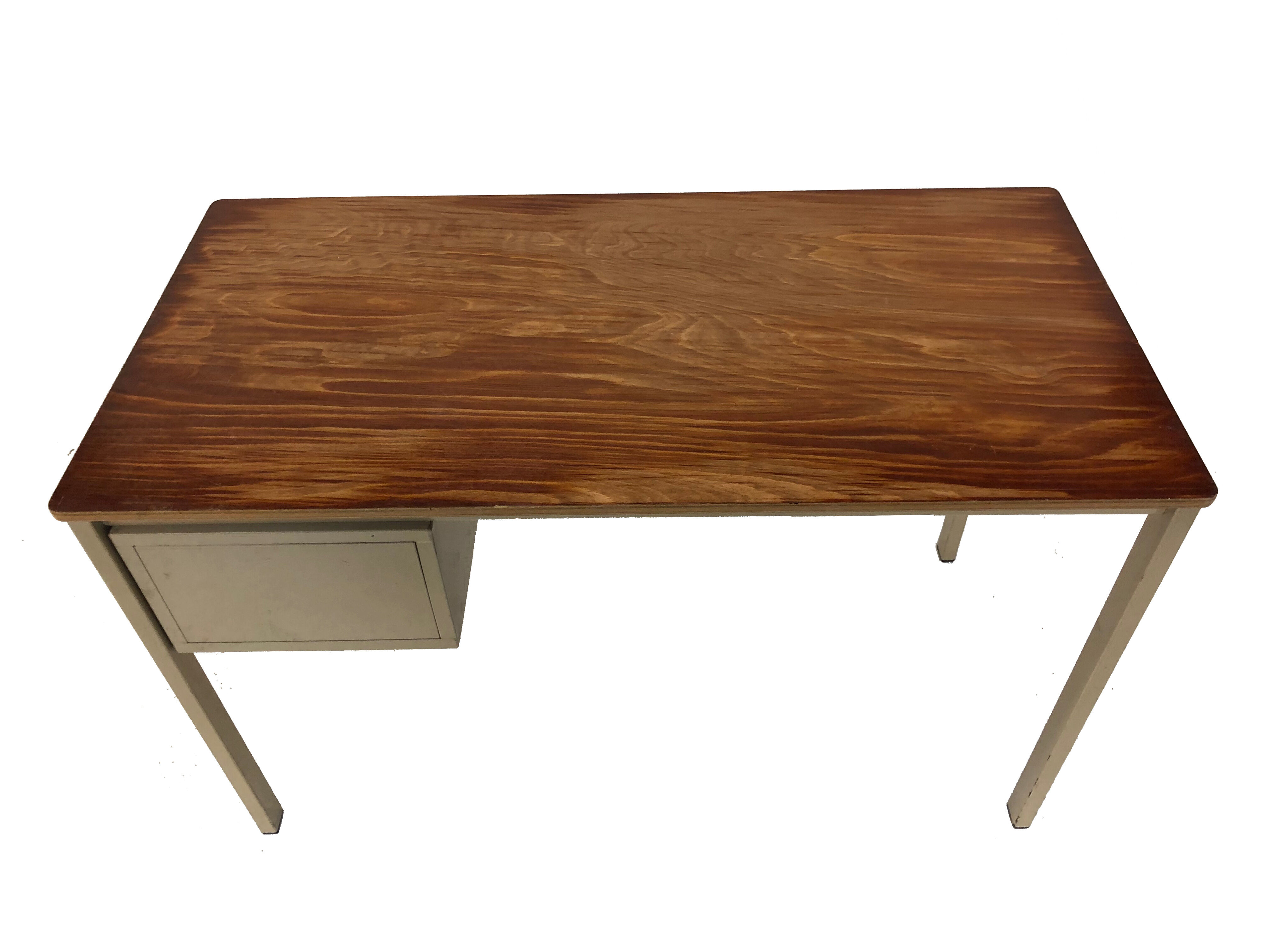 Bureau vintage avec chaise Marko & Galvanitas années 60 Pays-Bas
