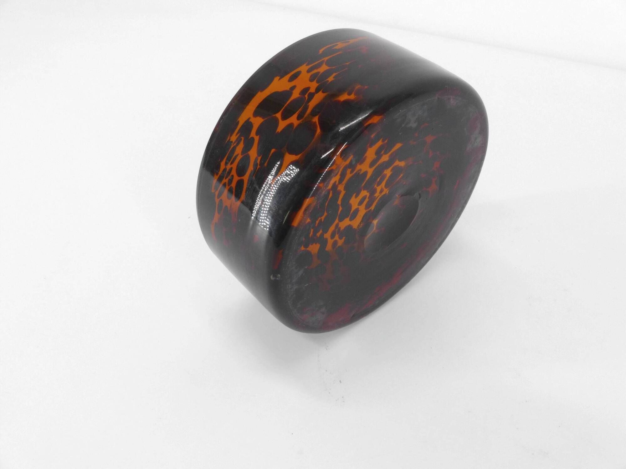 Empty pocket or ashtray in Murano imitation tortoiseshells 1960