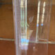 Coffee table, side table in plexiglass with a glass top.