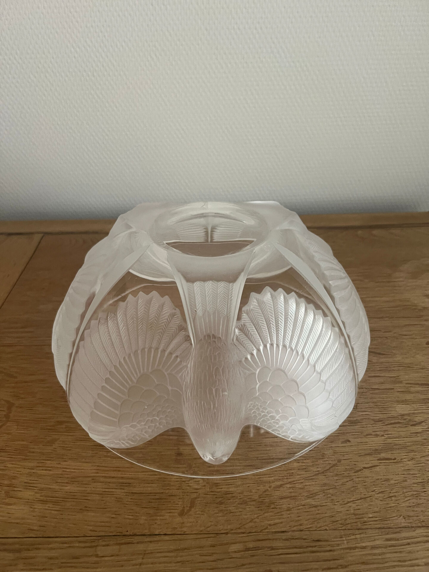 Crystal salad bowl JG Durand model Paloma