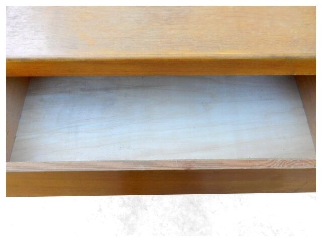 Commode vintage bois clair 1960