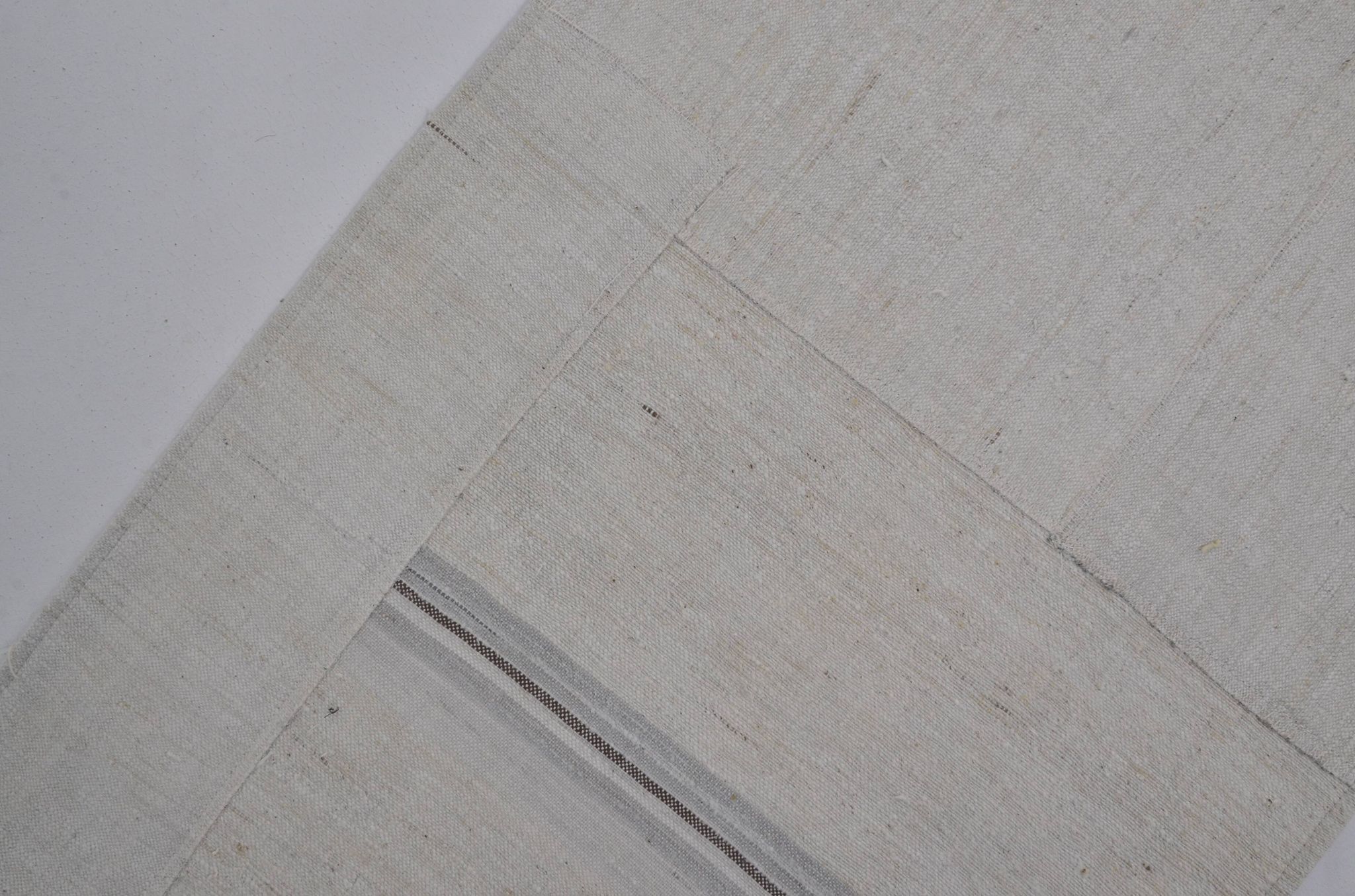 Vintage Handmade Hemp Runner sku 3918