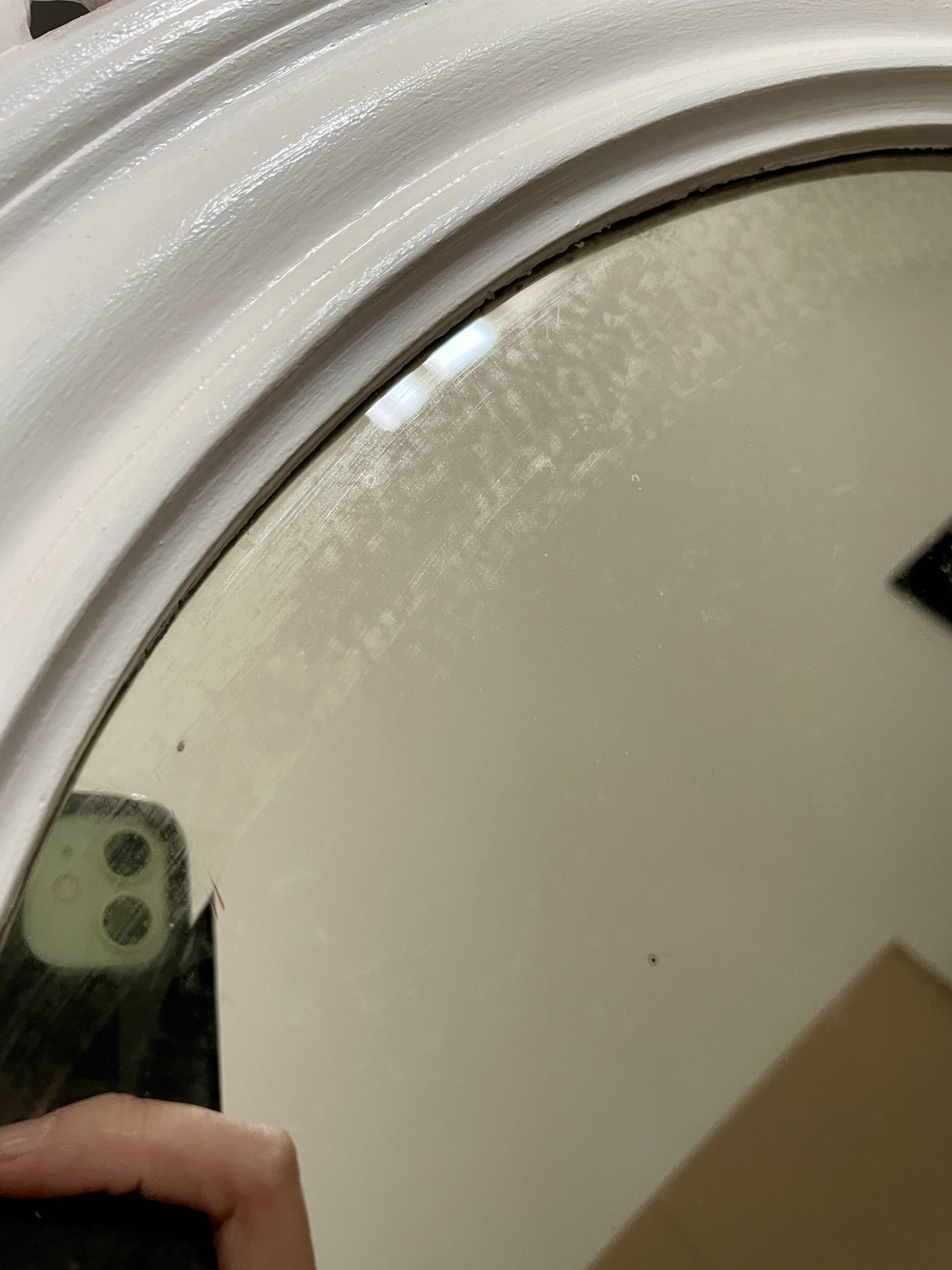 Late 19th century Portuguese wooden mirror, Bilros style - Rare