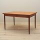 Teak table, Danish design, 1970s, production: Denmark