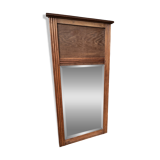 Solid wood mirror