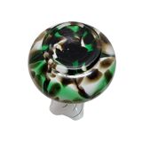 Rare Italian Design Vase Made With Opaline Glass. 1970s