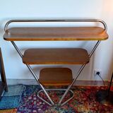 Étagère en bois et métal