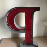 Letter P bright sign