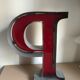 Letter P bright sign