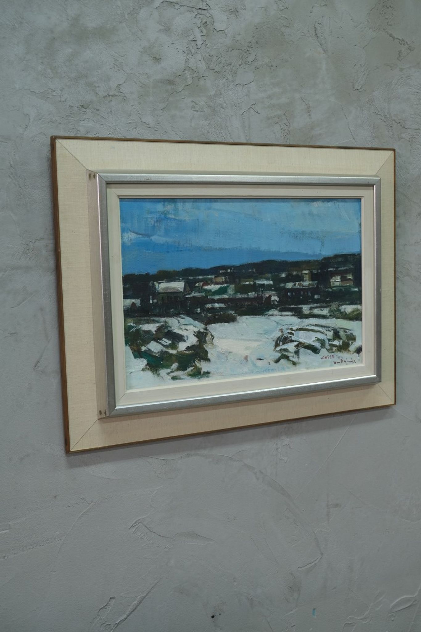 Gunnar Herman Berglund (1906-1992), Swedish Modern Painting, 1960s, Oil on Canvas