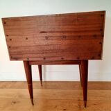 Small vintage wooden bedside cabinet