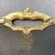 19th century fireplace fire guard by Bouhon Frères in bronze, French spark guard 1880