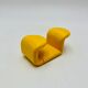 Yellow plastic hooks, design A. Rossari, Gedy edition.