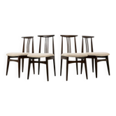 Chaises de salle à manger vintage conçues par M. Zieliński, années 1960, ensemble de 4