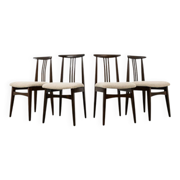 Chaises de salle à manger vintage conçues par M. Zieliński, années 1960, ensemble de 4